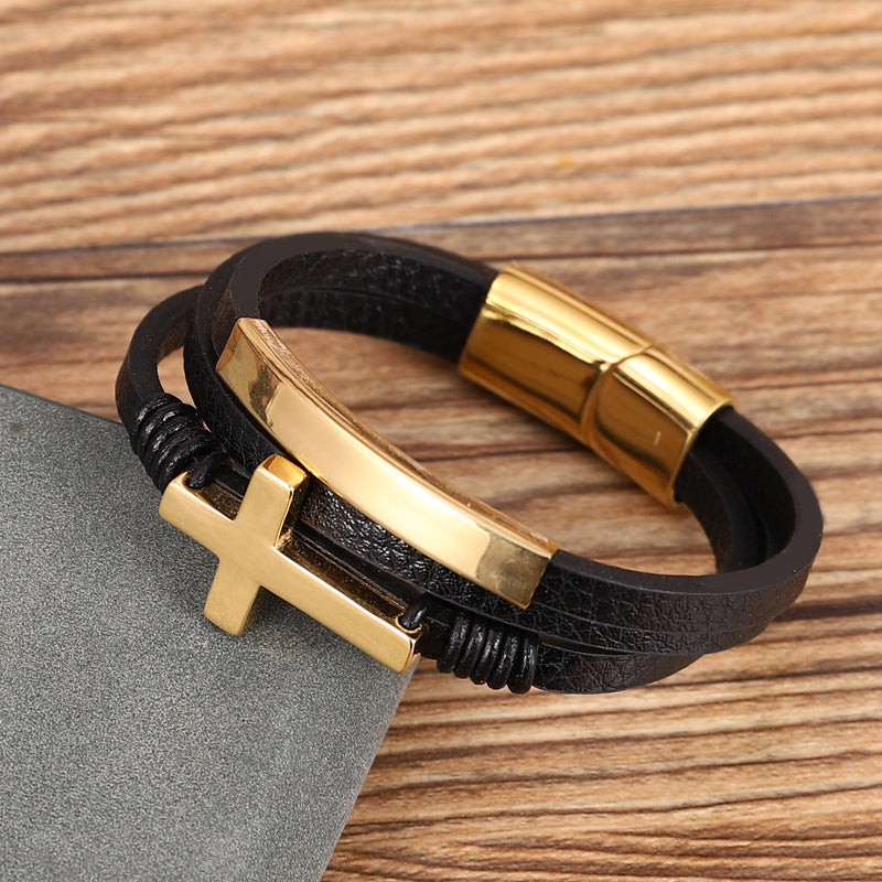 BowLift | Multi-layered cross bracelet
