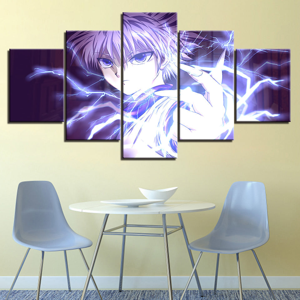Anime Lighting Boy - Canvas Wall Art Painting | Bowlift