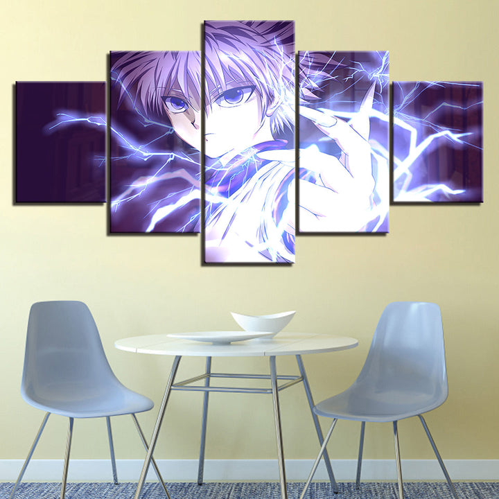 Anime Lighting Boy - Canvas Wall Art Painting | Bowlift