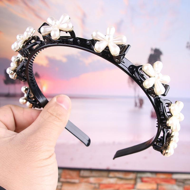 BowLift | Vintage 2 In 1 Non-Slip Braided Headband
