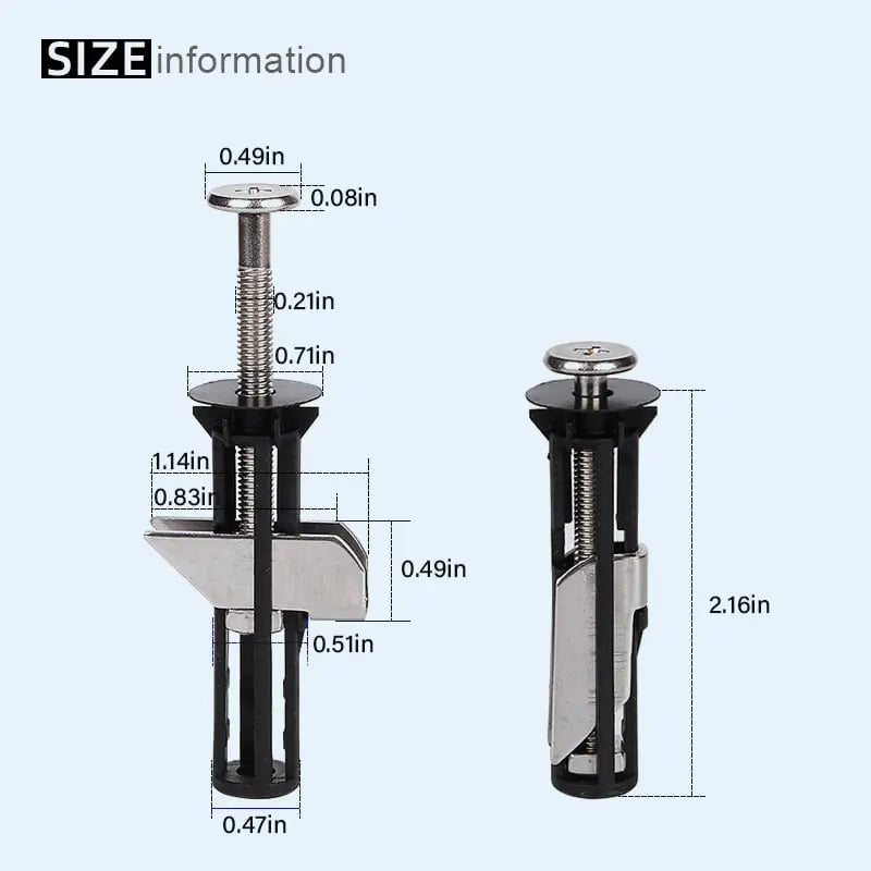 BowLift | 2+2 | Heavy-duty fastening screws for stable toilet seats