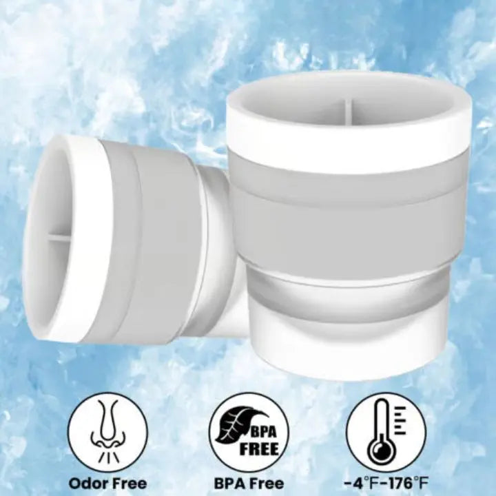 BowLift | 2+2 | Ice ball molds for cocktails – Slow melting & stackable