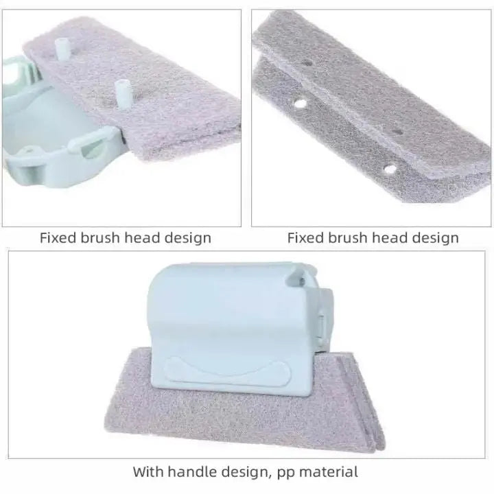 BowLift | 2+2 | Window Brush with Handle – Thorough Cleaning of Narrow Corners