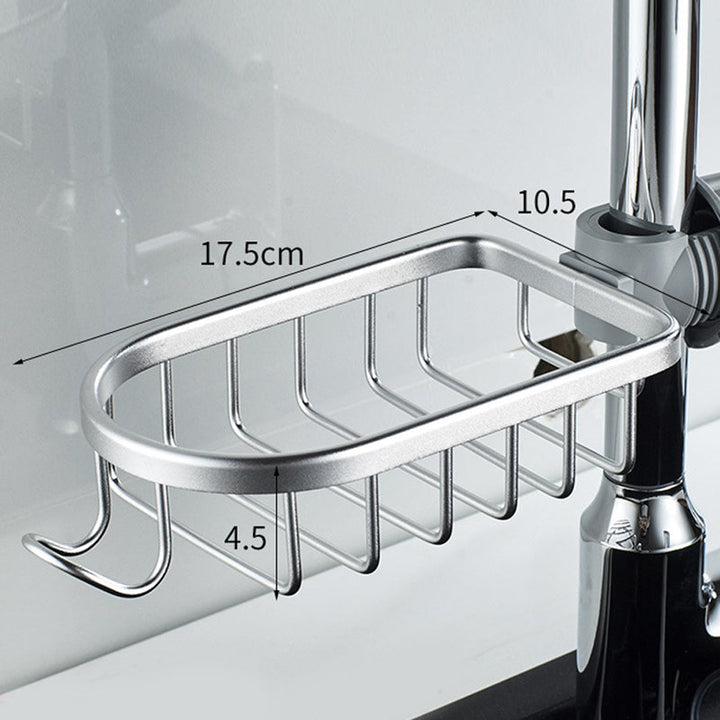 BowLift | Shower holder for Shampoo & Soap – Stainless Aluminium – Silver or Black – No Drilling