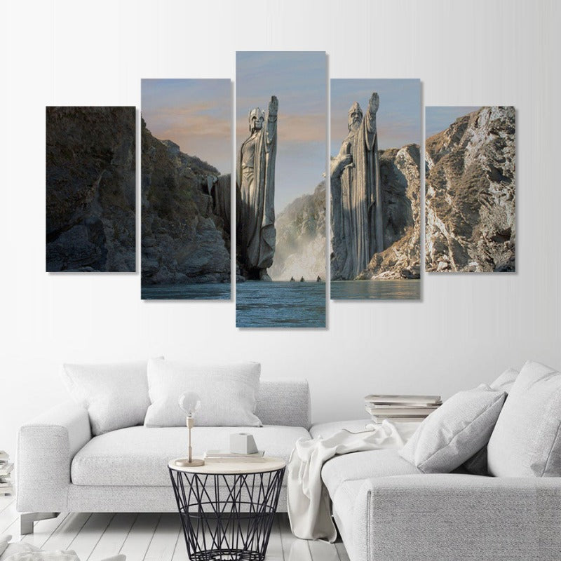 The Pillars Of Kings - Canvas Wall Art Painting | Bowlift
