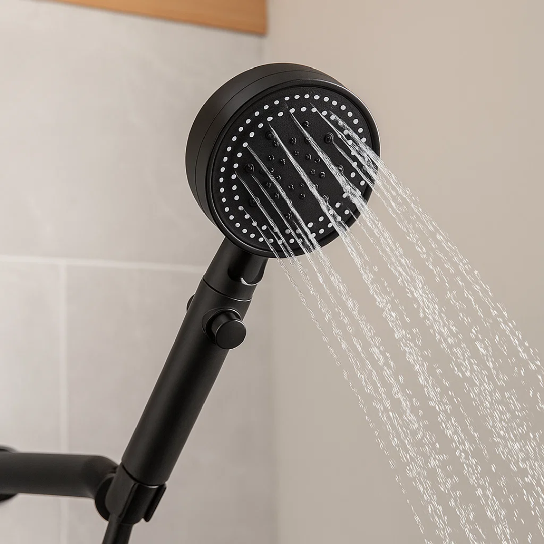 BowLift | HydroFlow Spa Showerhead Water-Saving Adjustable Features