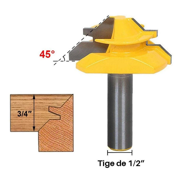MèChe for angled cutting with lock at 45° | Bowlift