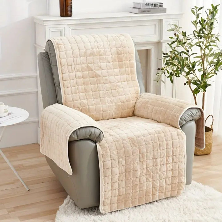 BowLift | Velvet Grid Recliner Cover
