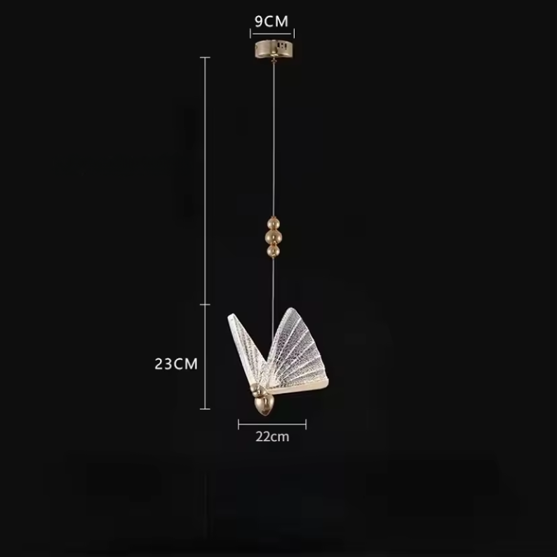 BowLift | Modern Creative LED Pendant Lamp with Decorative Butterfly Design