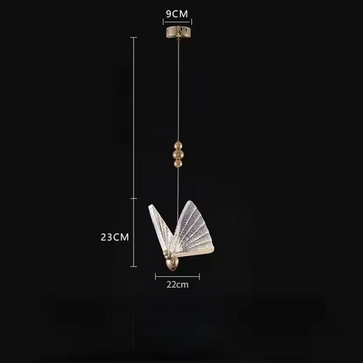 BowLift | Modern Creative LED Pendant Lamp with Decorative Butterfly Design