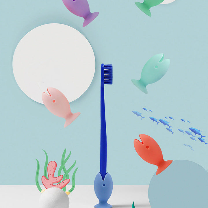 Silicone case for the toothbrush in fish shape | Bowlift