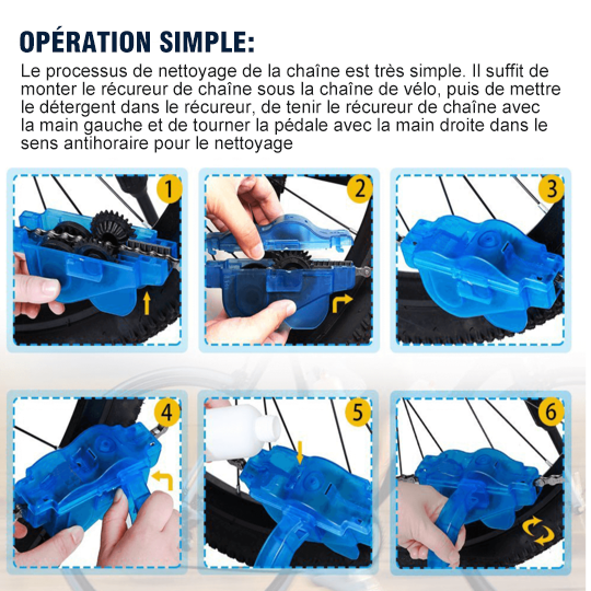 Tool for cleaning the bicycle chain | Bowlift
