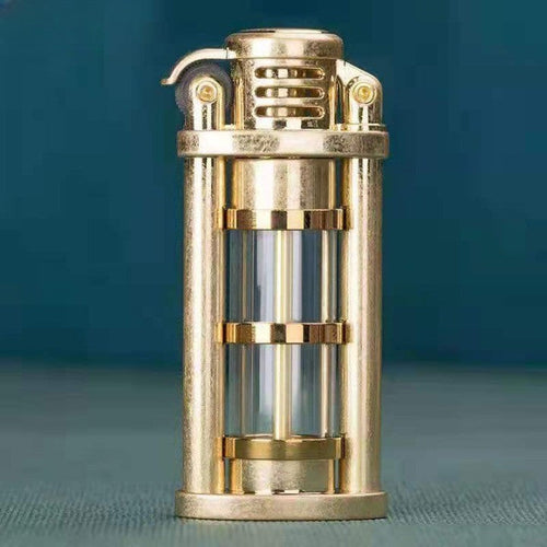 Transparent Windproof Metal Kerosene Flame Fusion Lighter | Bowlift