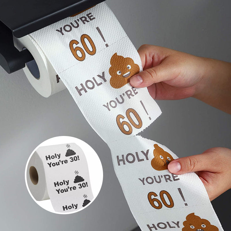 BowLift | Poop Happy Birthday Printed Toilet Paper