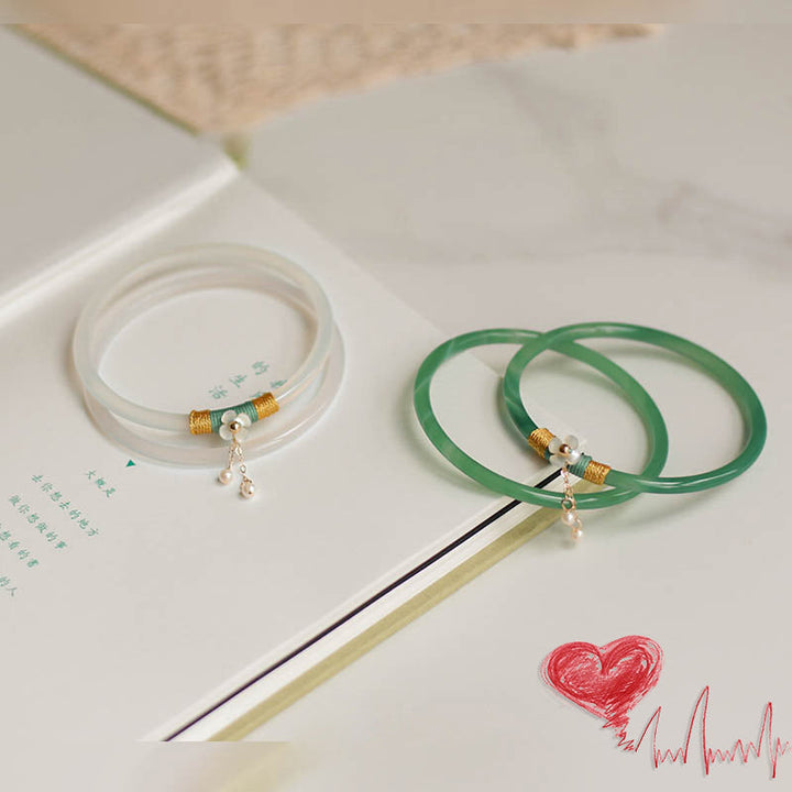 BowLift | Fine Jade Bangle Bracelets