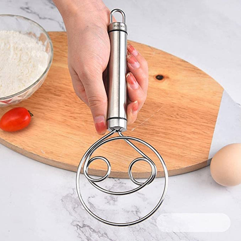 BowLift | Stainless Steel Magic Dough Whisk Bread Whisk