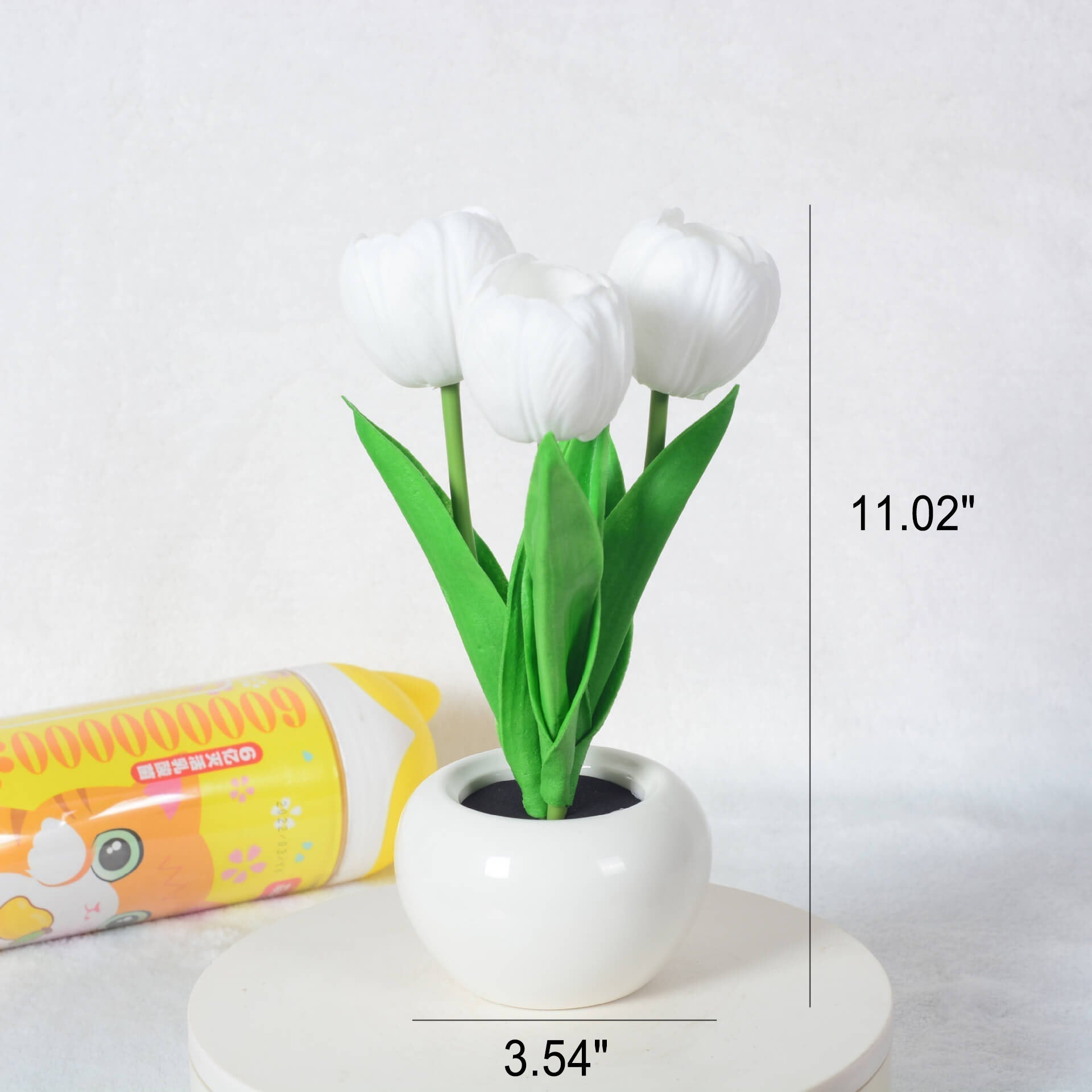 BowLift | Modern Creative Simulation Tulip Peony LED Night Light Table Lamp
