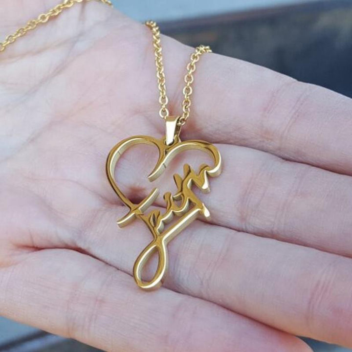 BowLift | Faith Heart Necklace