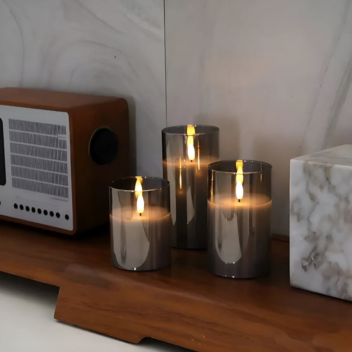 BowLift | Ethereal 3D Flameless Candle | 3pcs Set