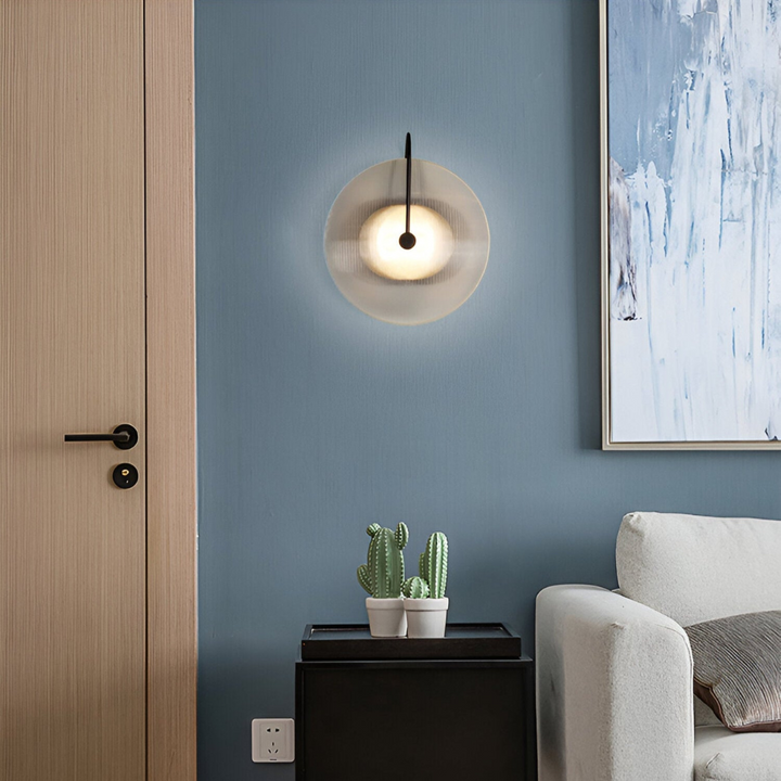BowLift | Scandinavian Round Glass Wall Lamp