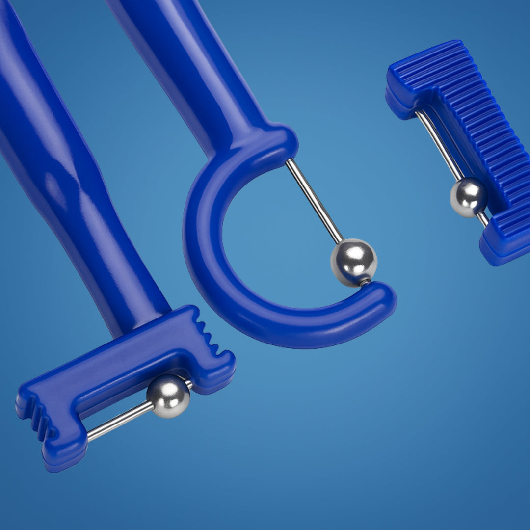 3-Piece Tongue Tip Exerciser – Non-Slip Handle – Improves Speech & Swallowing Control Bowlift