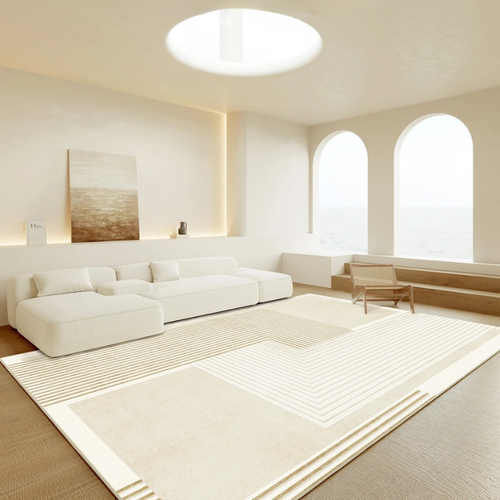 BowLift | Japanese Minimalist Soft Area Rug Living Room Bedroom Non-slip High-pile Carpet
