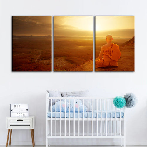 Warm Morning 3 Piece - Canvas Wall Art Painting | Bowlift