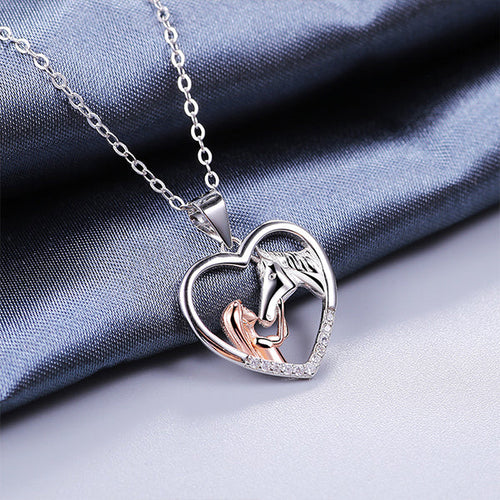BowLift | Girl and Horse Necklace Chain