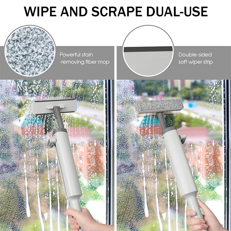 BowLift | Rotatable Self-Squeeze Mini Mop with Crevice Brush