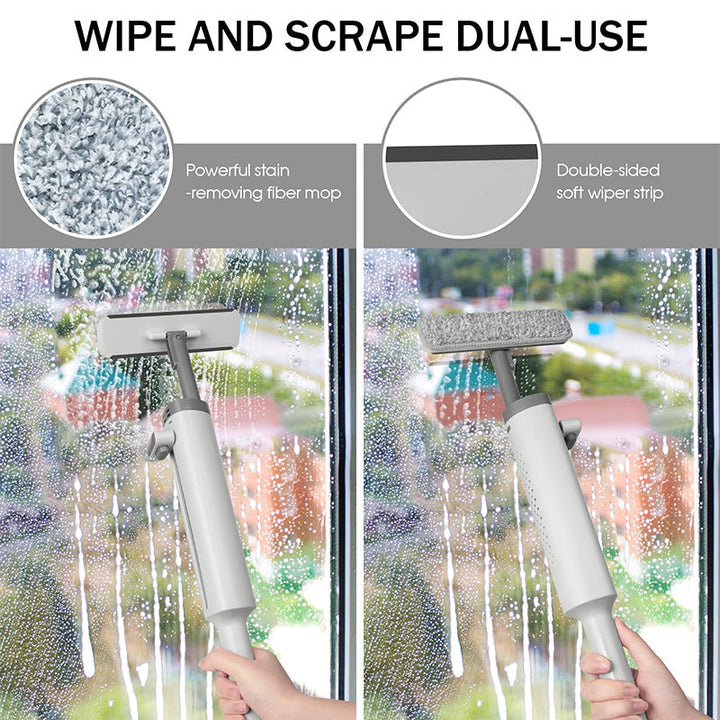 BowLift | Rotatable Self-Squeeze Mini Mop with Crevice Brush