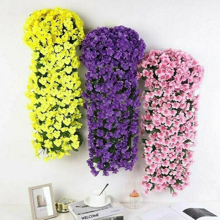 BowLift | Simulated Violet Hanging Basket