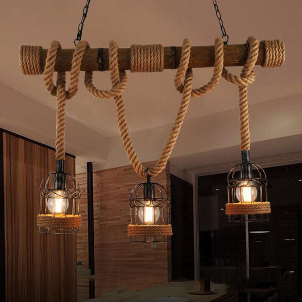 BowLift | AlessioGlow - Luxury Retro Wood and Metal Pendant Light