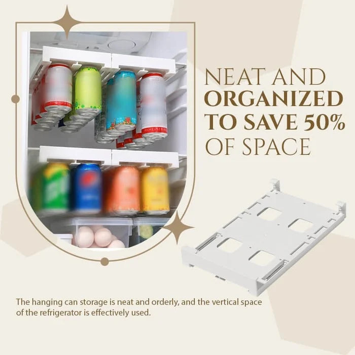 BowLift | Hanging Soda Can Storage Rack For Fridge