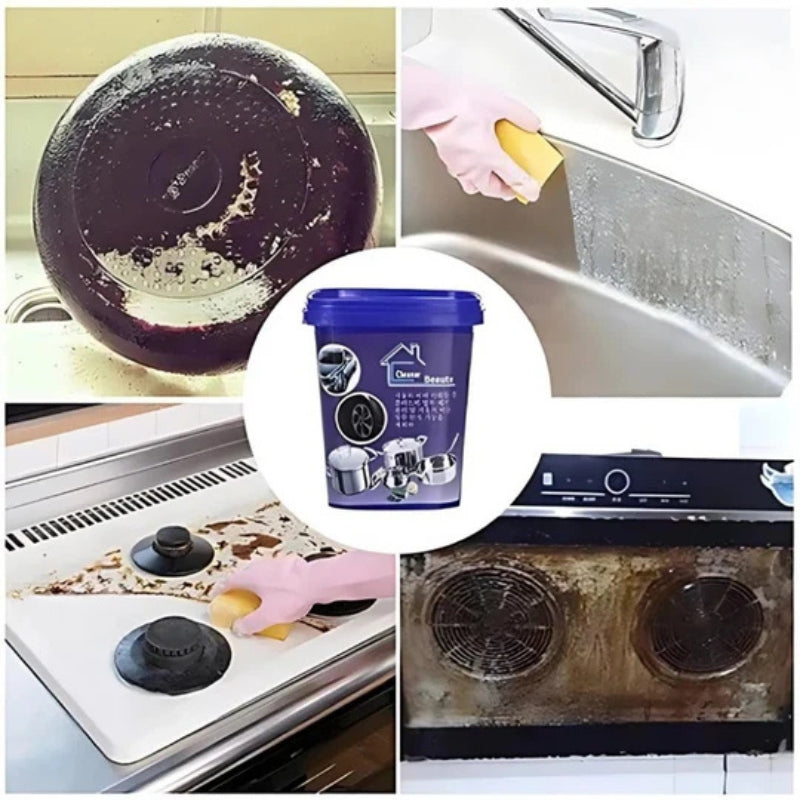 Universal cleaning paste for kitchen utensils, washing appliances and household appliances Bowlift
