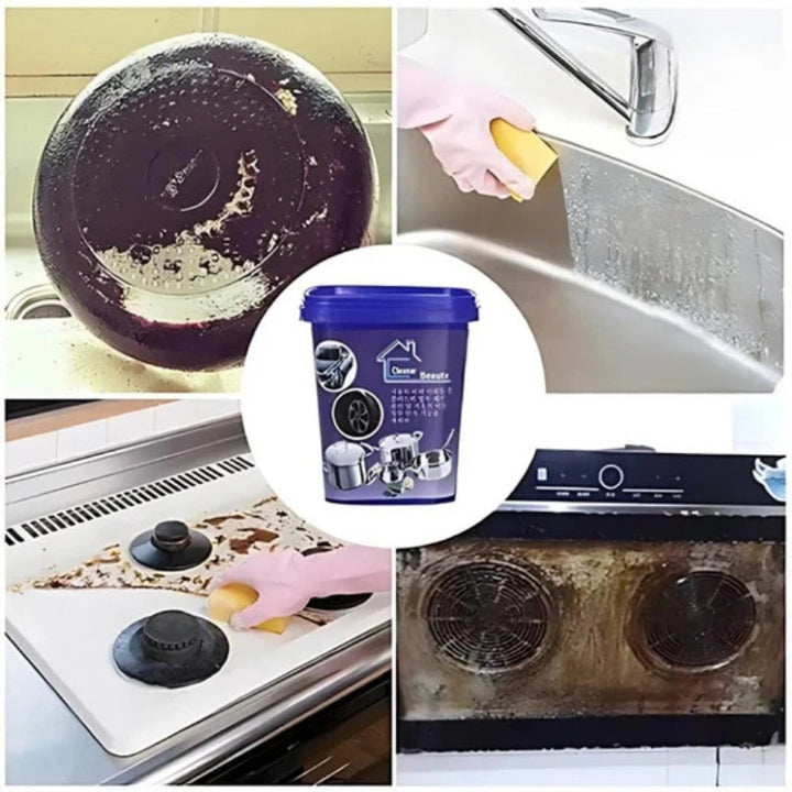 Universal cleaning paste for kitchen utensils, washing appliances and household appliances Bowlift