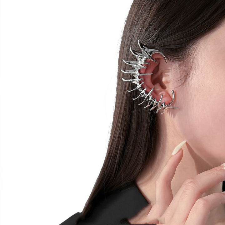 BowLift | Cyberpunk Skeleton Spike Ear Clip
