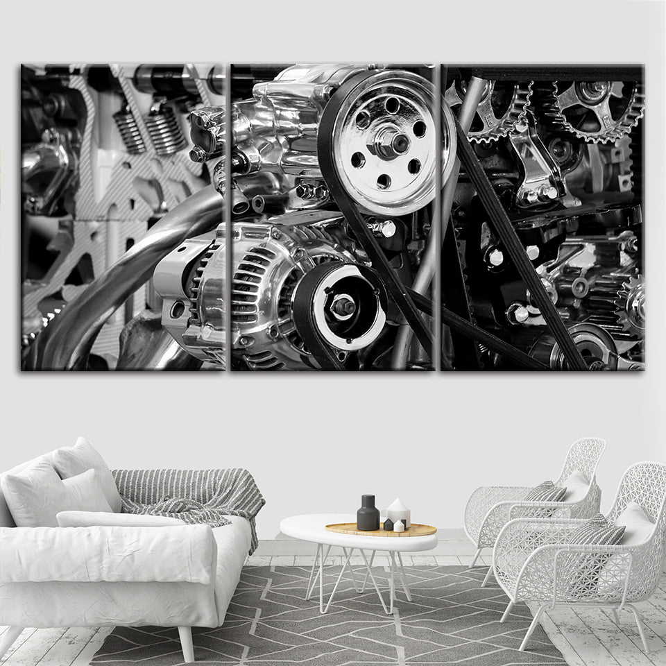 Mechanic Views - Canvas Wall Art Painting | Bowlift