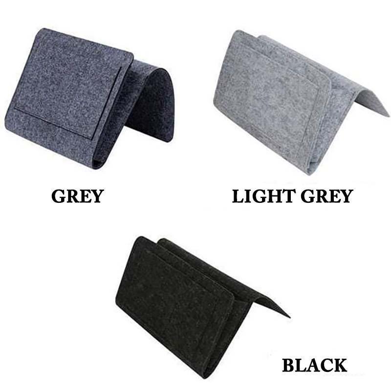 Sofa Bedside Felt Storage Bag with Pockets Hanging Organizer | Bowlift