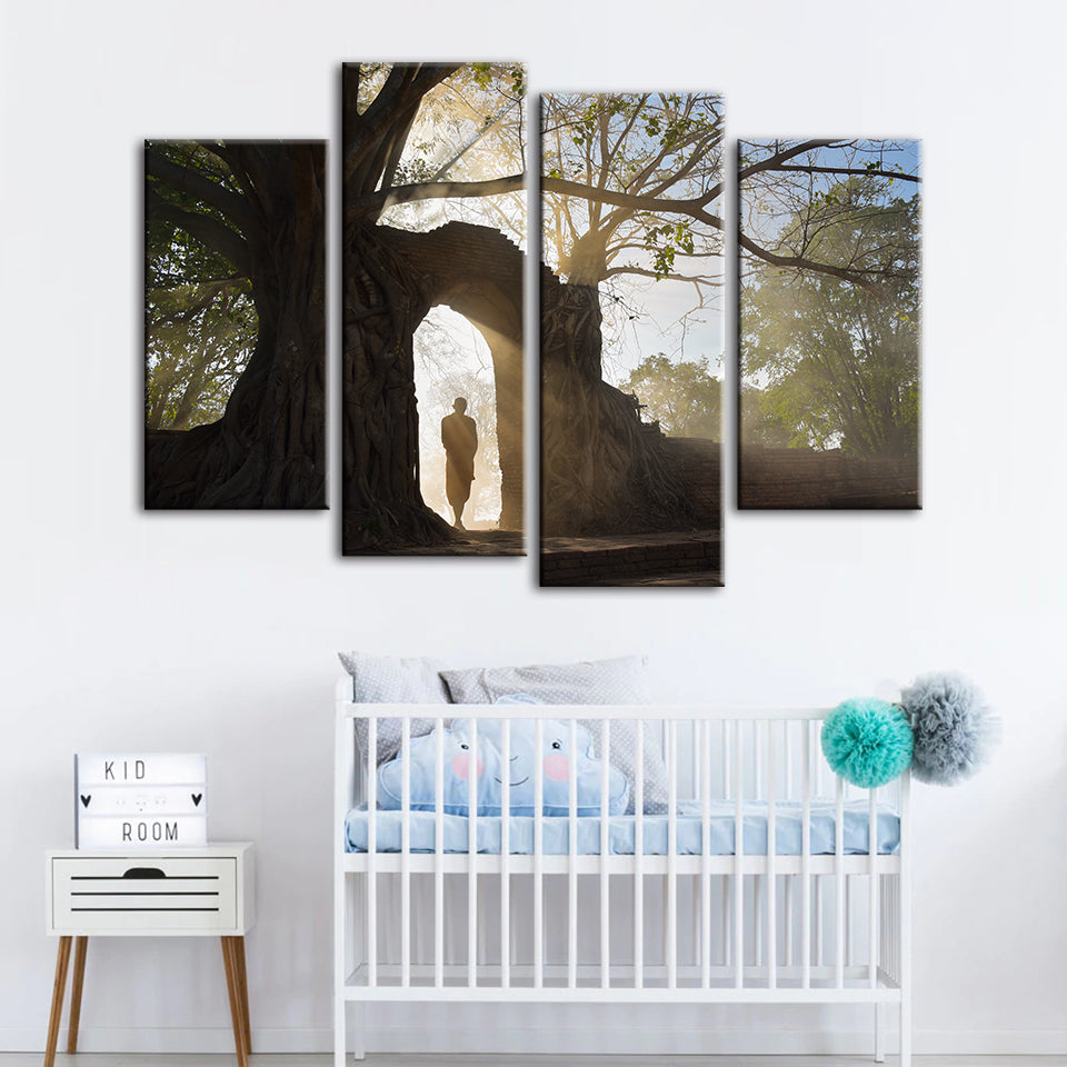 Under The Arch 4 Piece - Canvas Wall Art Painting | Bowlift