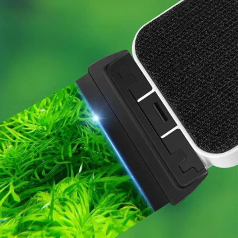 BowLift | Magnetic Aquarium Glass Cleaner | Easy-Grip Design & Corner-Savvy Blades for Crystal-Clear Views and Algae-Free Habitats
