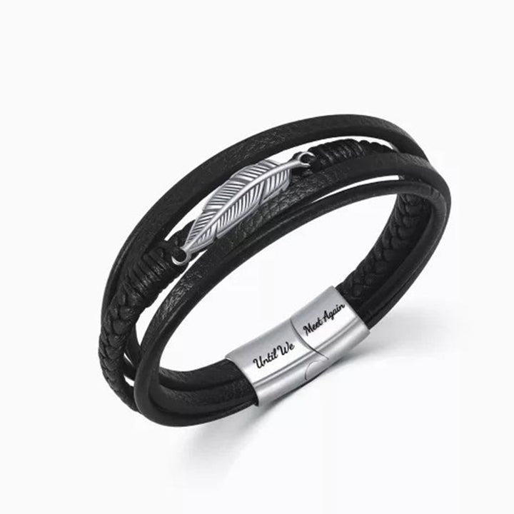 BowLift | Memorial Feather Men's Bracelet