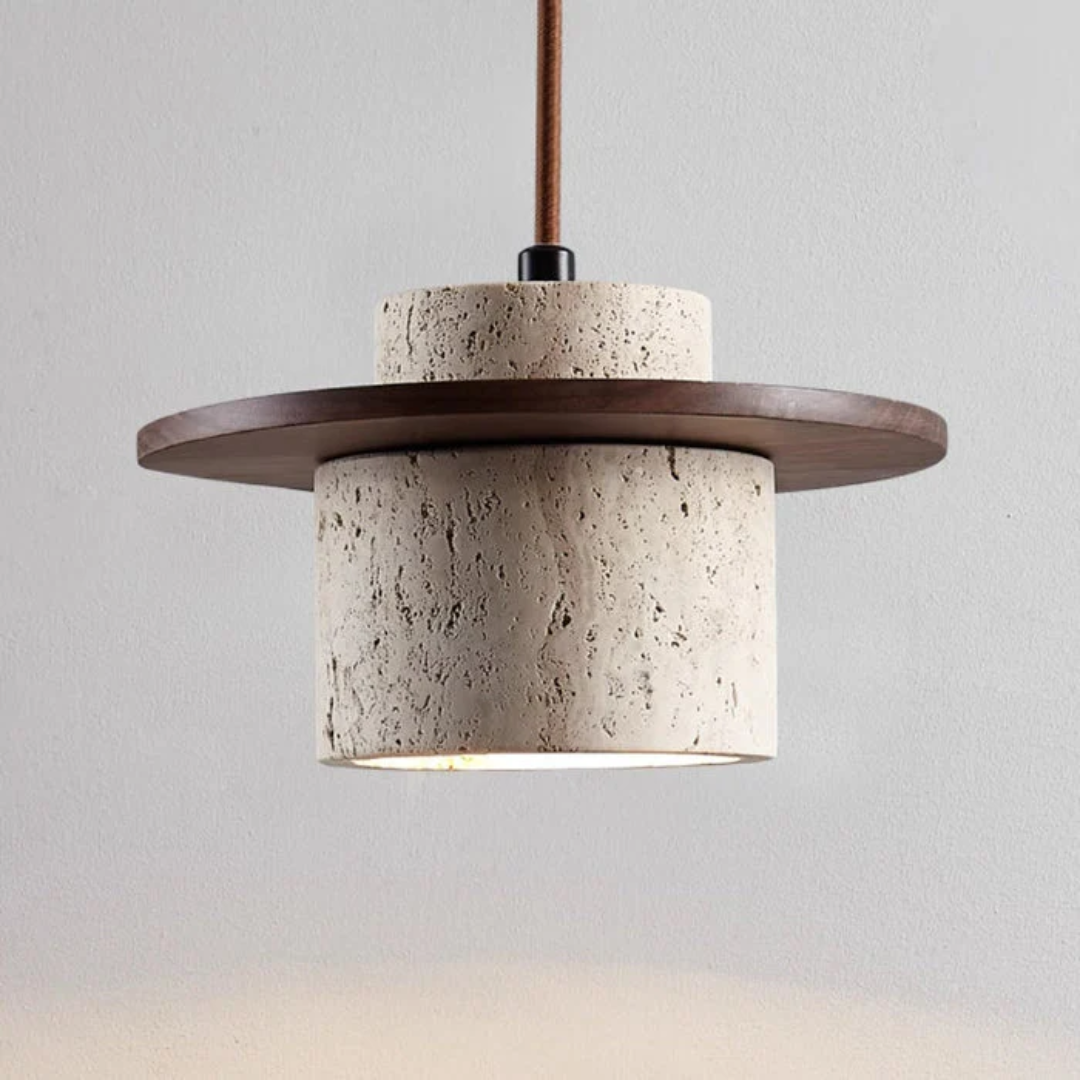 BowLift | Luxury Travertine Design Pendant Light