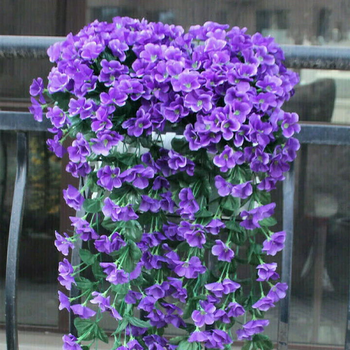 Vivid Artificial Hanging Orchid Bunch | Bowlift