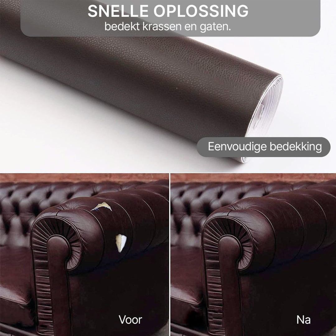 ReviLeer Self-Adhesive PU Leather Patch – Waterproof Repair Patch for Furniture | Bowlift