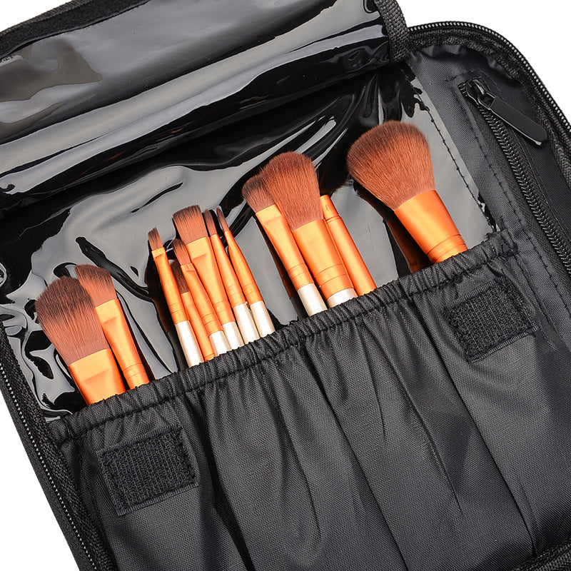 Makeup Cosmetic Storage Case with Adjustable Compartment | Bowlift