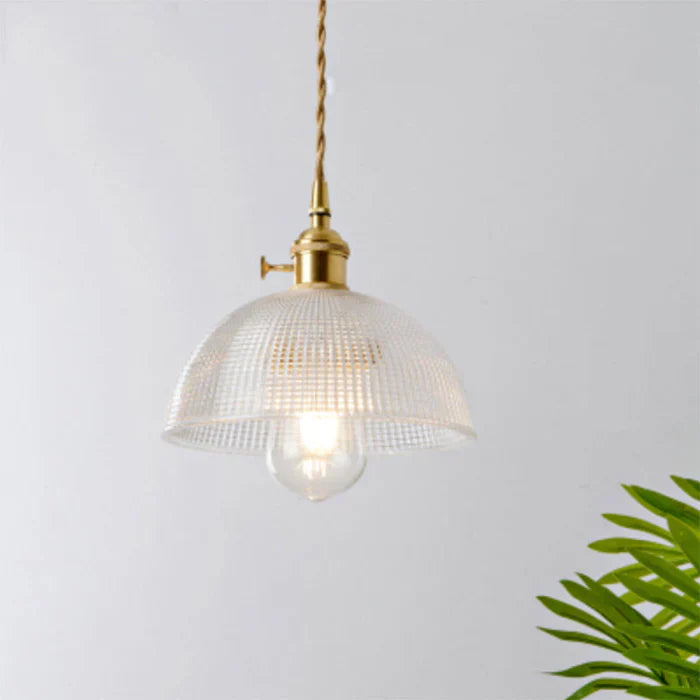 OpulentGlow Pendant – Elegant Glass Hanging Lamp Bowlift