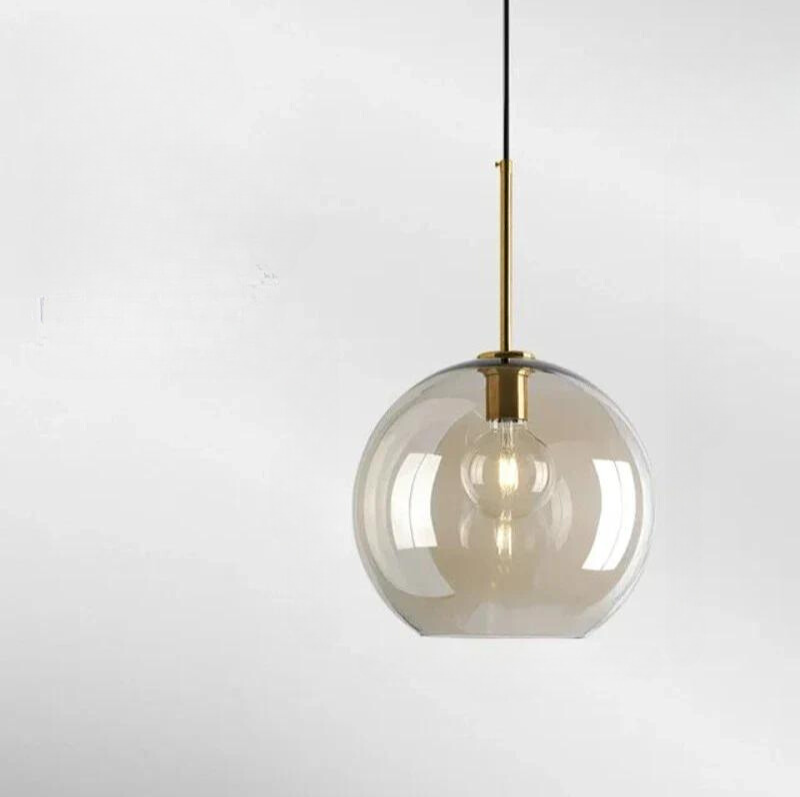 BowLift | NordicGlow – Elegant Scandinavian Glass Pendant Light