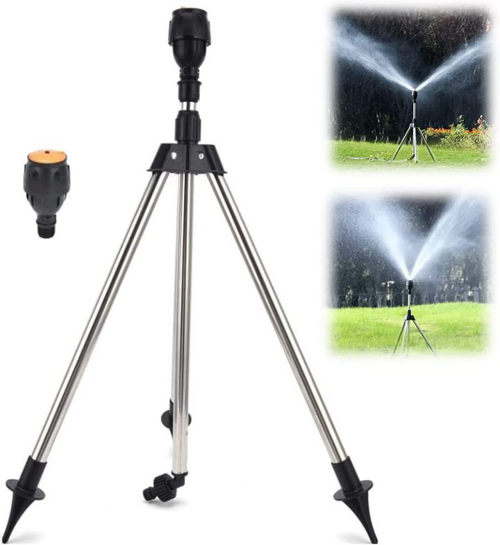 BowLift | Automatic Rotating Garden Sprinkler with Retractable Tripod for the Garden