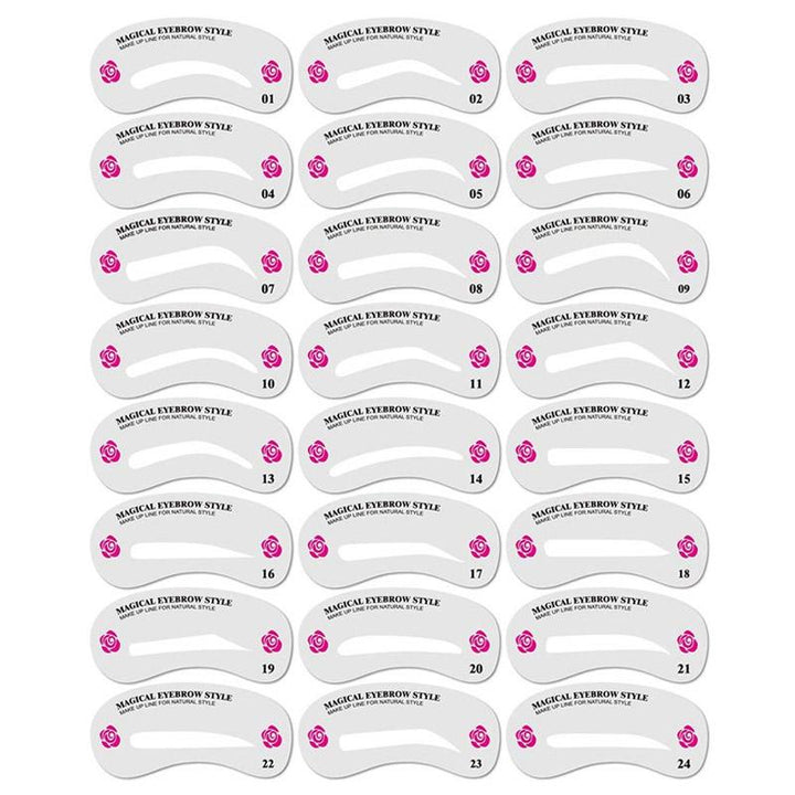 BowLift | Various Styles Eyebrow Stencil Set