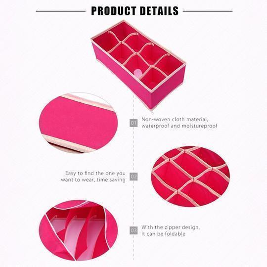 BowLift | Foldable Closet Underwear Organizer(4 pics/1 Set)